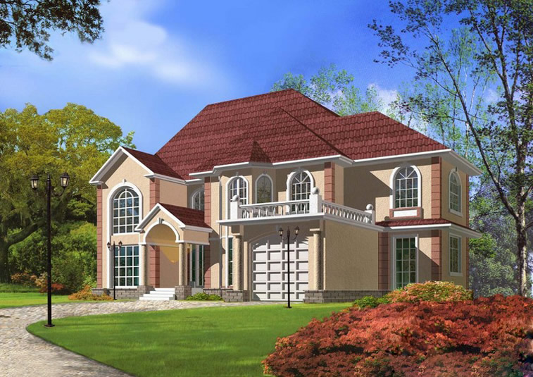 乡村田园风格别墅设计方案欣赏