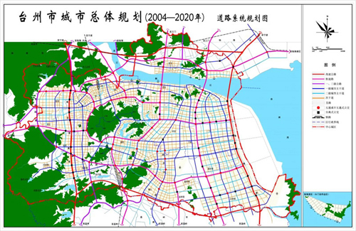 台州市城市总体规划图片