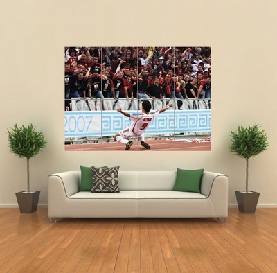 AC Milan Inzaghi Football Giant Wall ART Print AC Milan Inzaghi Football Giant Wall ART Print