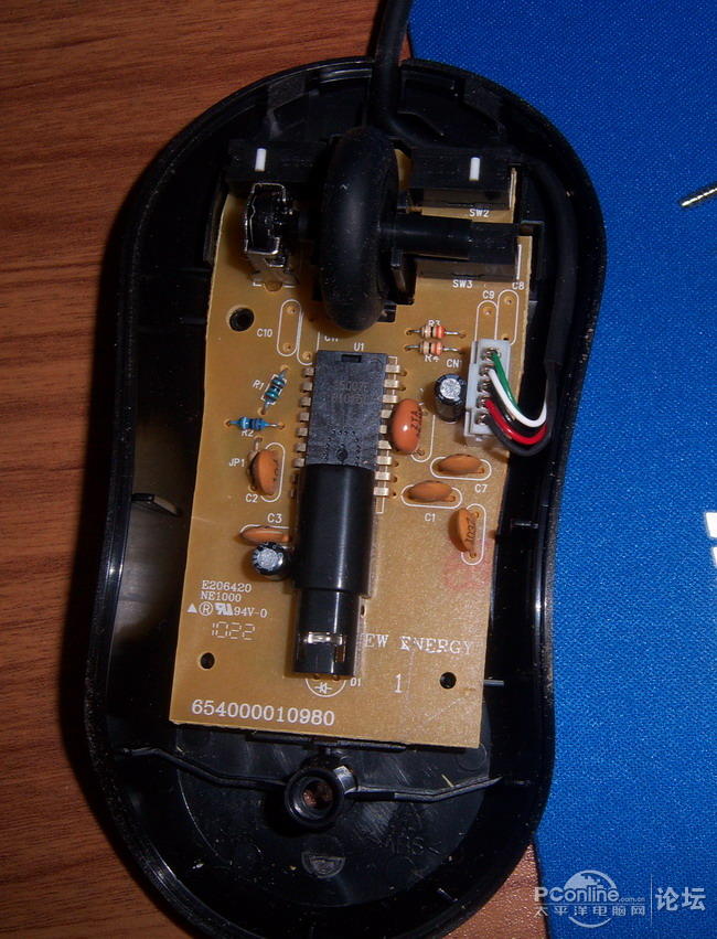 鼠标怎么拆开_鼠标拆开怎么安装_雷柏鼠标x8100拆开