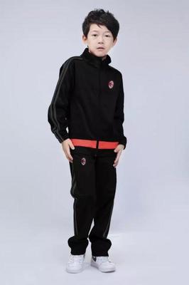 AC Milan black kids jacket uniform 1516_socc AC Milan black kids jacket uniform 1516_socc