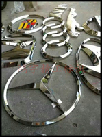 不锈钢三维车标定制 不锈钢三维汽车标志 奥迪 不锈钢三维车标定制 不锈钢三维汽车标志 奥迪