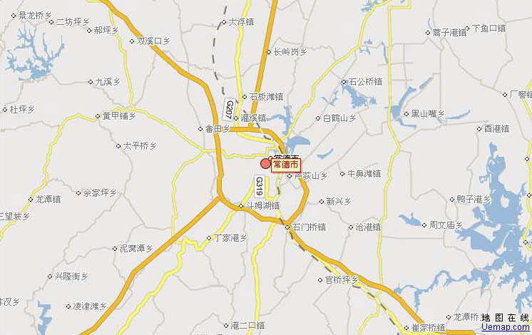 常德市城区交通加油图 常德交通地图 汉寿县交通地图 澧县交通地图图片