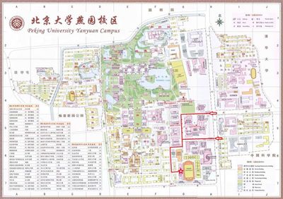 北京大学校园地图图片