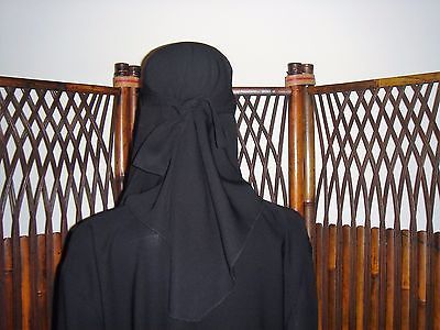 Black Single Layer Niqab Afghan Afghani Islam Black Single Layer Niqab Afghan Afghani Islam