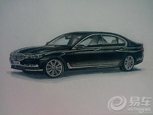 【【我爱画汽车】之我画宝马7系】_画汽车论 【【我爱画汽车】之我画宝马7系】_画汽车论